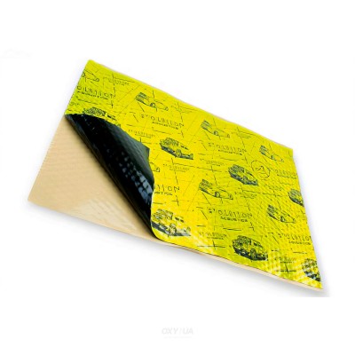 Віброізоляція для авто Acoustics Evolution 700х500х2мм шумоізоляція, шумка, знешумка автомобільна