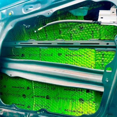 Віброізоляція для авто Acoustics Profy 370х500х3мм шумоізоляція, шумка, знешумка автомобільна (упаковка - 12шт)