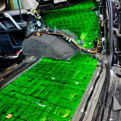 Віброізоляція для авто Acoustics Profy 370х500х3мм шумоізоляція, шумка, знешумка автомобільна (упаковка - 12шт)