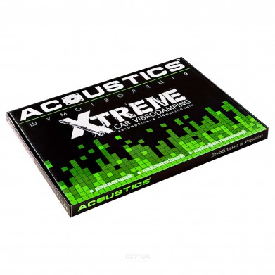 Віброізоляція Acoustics Xtreme 700х500х4мм шумоізоляція, шумка, знешумка автомобільна Віброізоляція Acoustics Xtreme 700х500х4мм шумоізоляція, шумка, знешумка автомобільна