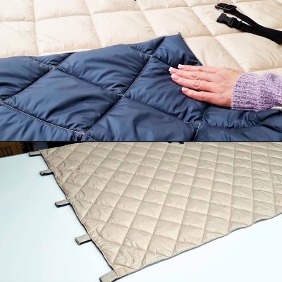 Утеплена штора для вікна 1.4х2.8м. Термоштори на липучках на карниз, трос. Теплоізоляційні зимові штори, фіранка для дому, дверей, балкона, тераси