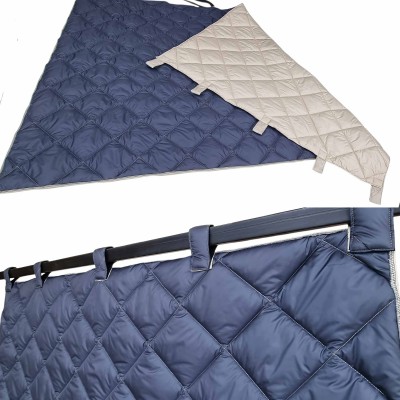 Утеплена штора для вікна 1.4х2м. Термоштори на липучках на карниз, трос. Теплоізоляційні зимові штори, фіранка для дому, дверей, балкона, тераси