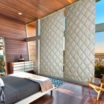 Утеплена штора для вікна 1.4х3м. Термоштори на липучках на карниз, трос. Теплоізоляційні зимові штори, фіранка для дому, дверей, балкона, тераси