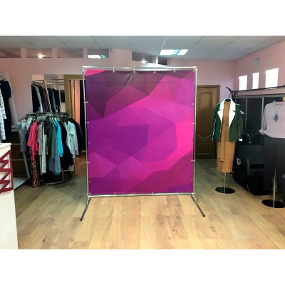 Стійка для фотозони 1,5х2м. Каркас для банера. Прес вол. Рекламна стійка для банера