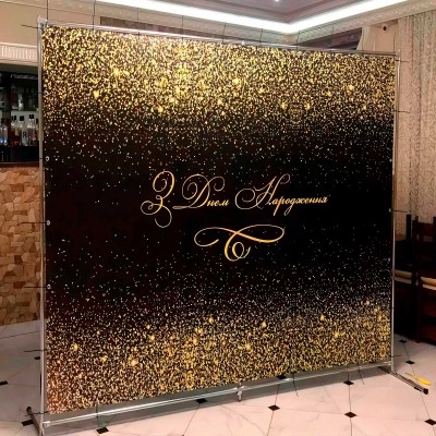 Стійка для фотозони 2,5х2м. Каркас для банера. Прес вол. Рекламна стійка для банера