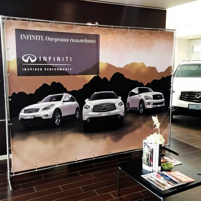 Стійка для фотозони 2,5х2м. Каркас для банера. Прес вол. Рекламна стійка для банера