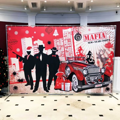 Стійка для фотозони 2,5х2м. Каркас для банера. Прес вол. Рекламна стійка для банера