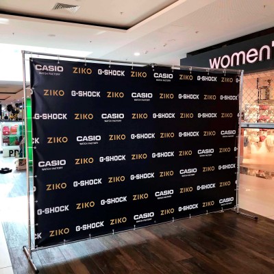 Стійка для фотозони 2,5х2м. Каркас для банера. Прес вол. Рекламна стійка для банера