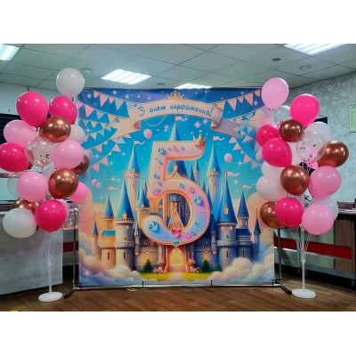 Стійка для фотозони 2х2м. Каркас для банера. Прес вол. Рекламна стійка для банера