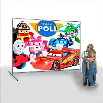 Стойка для фотозоны 3х2м. Каркас для баннера. Пресс волл. Рекламная стойка для баннера