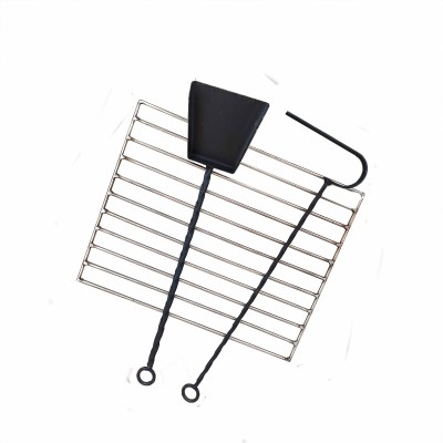 Мангал з кришкою на 12 шампурів 5мм для барбекю та шашликів. Металеві полиці, знімні ніжки, решітка-гриль, совок та кочерга