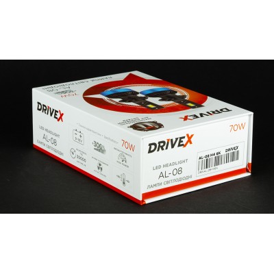 LED лампи автомобільні DriveX AL-08 HB3(9005) 6000K LED 70W CAN 12V