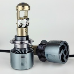 LED лампи автомобільні з лінзою DriveX LE-05 H7 H/L 6000K 50W