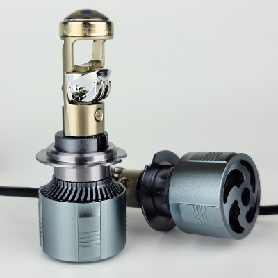 LED лампи автомобільні з лінзою DriveX LE-05 H7 H/L 6000K 50W