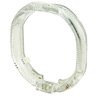 Ангельські очі квадратні DriveX LR-2SQ Lens 2.5" для автомобільних лінз