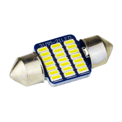 Світлодіоди в габаритні вогні. підсвітку номера та в салон DriveX T11-109 31mm 3014-21 12V автомобільні світлодіоди 12В