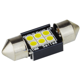 Світлодіоди в габаритні вогні. підсвітку номера та в салон DriveX T11-118 31mm 3020-6 12-36V CAN автомобільні світлодіоди 12В