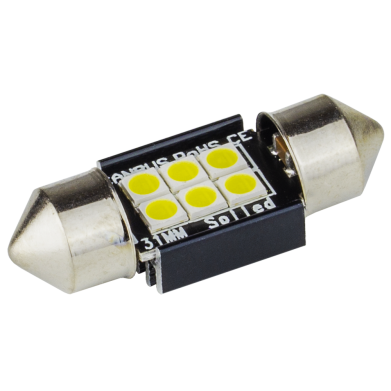 Світлодіоди в габаритні вогні. підсвітку номера та в салон DriveX T11-118 31mm 3020-6 12-36V CAN автомобільні світлодіоди 12В