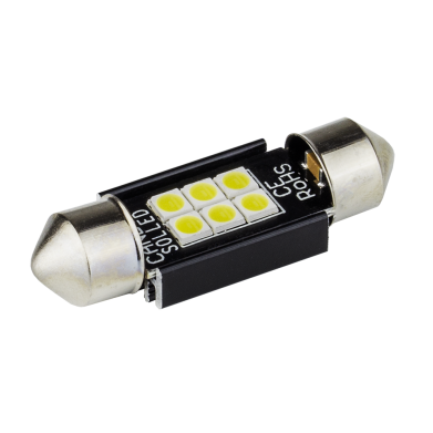 Світлодіоди в габаритні вогні. підсвітку номера та в салон DriveX T11-119 36mm 3020-6 12-36V CAN автомобільні світлодіоди 12В