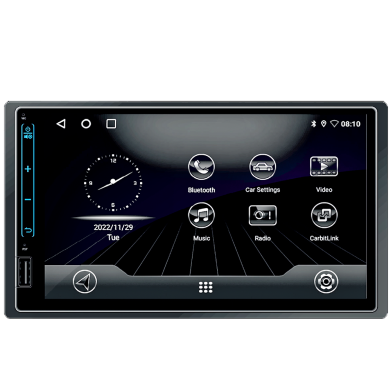Автомобільна мультимедійна система DriveX UN2 AND 7" 4-Cores/2+32GB/Android 10.0/4x45Вт/1024x600