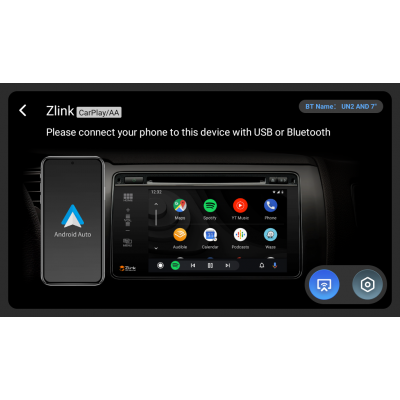 Автомобільна мультимедійна система DriveX UN2 AND 7" 4-Cores/2+32GB/Android 10.0/4x45Вт/1024x600