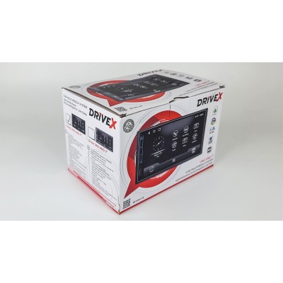 Автомобільна мультимедійна система DriveX UN2 AND 7" 4-Cores/2+32GB/Android 10.0/4x45Вт/1024x600