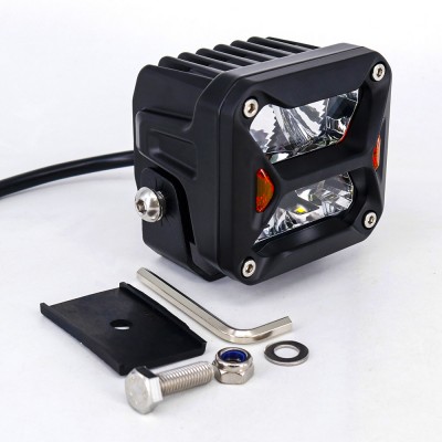 Фара додаткового світла DriveX WL SQ-105 DLX 3" DB+DRL 4L-20W OSR