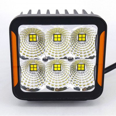 Фара додаткового світла DriveX WL SQ-108 DLX 4" FL+DRL 24L-120W OSR