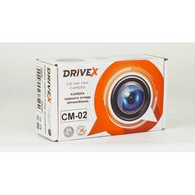 Камера автомобільна паркувальна DriveX CM-02 SD 480p 640x480px 140°