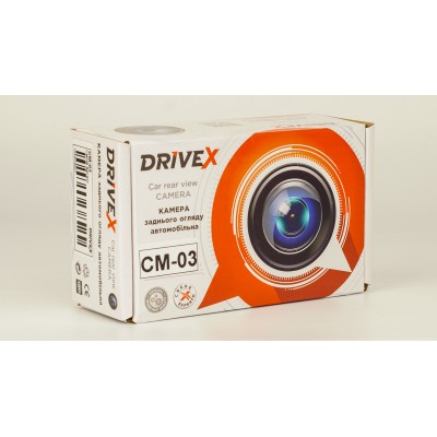 Камера автомобільна паркувальна DriveX CM-03 HD+ 960p 1280х960px 140°