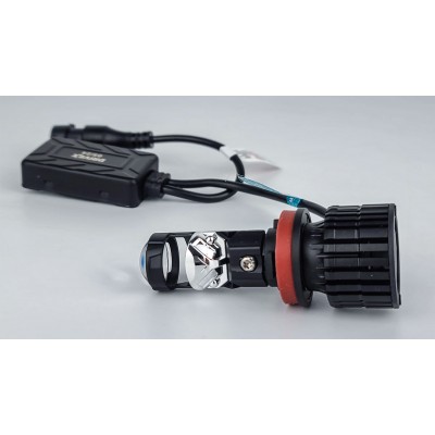 LED лампи автомобільні з лінзою DriveX LE-07 H11 6000K 55W 9-32V