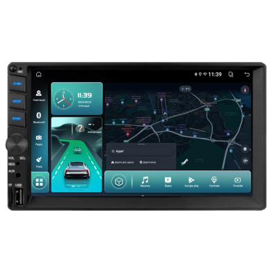 Автомобільна мультимедійна система DriveX UA-21 7" 2-Din 2+32Gb 2.5D QLED 4-Cores Android 12.0