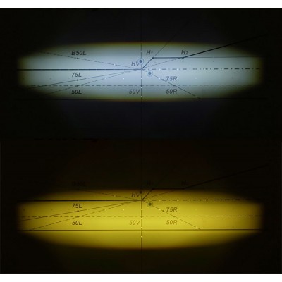 Фара світлодіодна протитуманна DriveX WL MT-01 H/L Dual 2-25W 12-80V Strobe