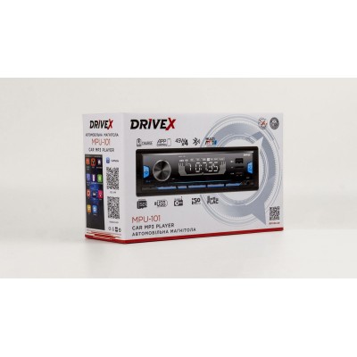 Автомагнітола 1-Din DriveX MPU-101 4х45Вт BT APP