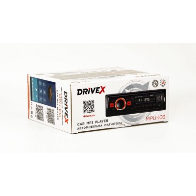 Автомагнітола 1-Din DriveX MPU-103 4х45Вт BT APP