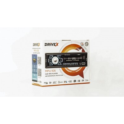 Автомагнітола 1-Din DriveX MPU-105 4х45Вт BT APP
