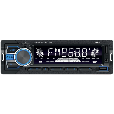 Автомагнітола 1-Din DriveX MPU-107 4х45Вт BT APP