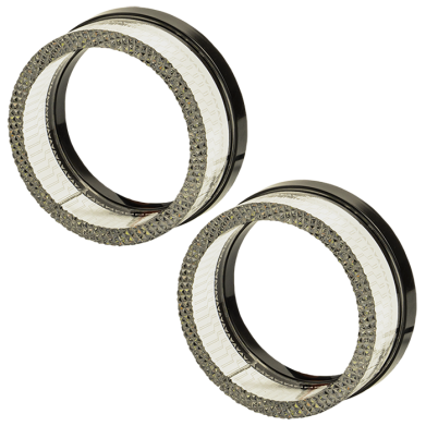 Маска декоративна для автомобільних фар DriveX MS i5-95 3.0" DRL W+Y з вбудованою підсвіткою