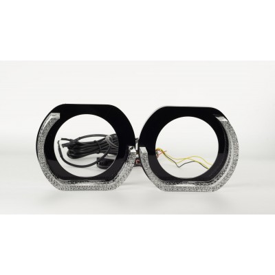 Маска декоративна для автомобільних фар DriveX MS i7L APP 3.0" DRL RGB к-т.