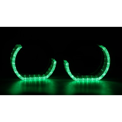 Маска декоративна для автомобільних фар DriveX MS i7L APP 3.0" DRL RGB к-т.