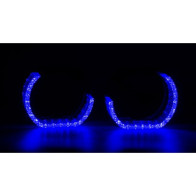 Маска декоративна для автомобільних фар DriveX MS i7L APP 3.0" DRL RGB к-т.