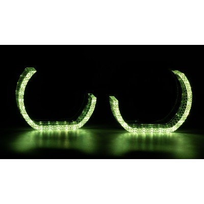 Маска декоративна для автомобільних фар DriveX MS i7L APP 3.0" DRL RGB к-т.