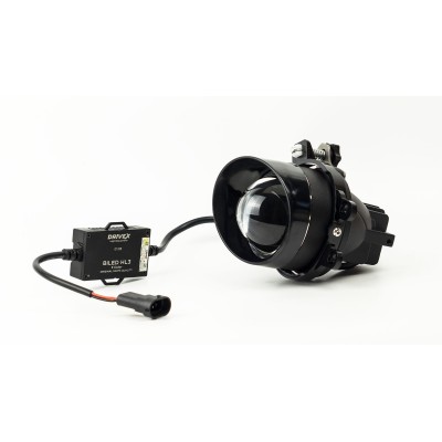 Світлодіодна лінза у фари DriveX FOG BiLED HL3 Toyota 3Color 3.0" 3/4.3/6K 3-колірна