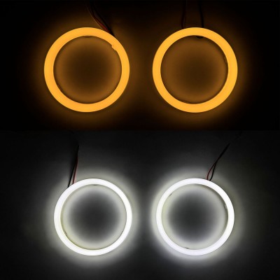 Маска декоративна для автомобільних фар DriveX LR-6 90mm RGB Frosted