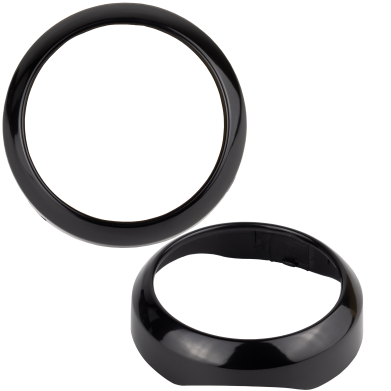 Маска декоративна для автомобільних фар DriveX MS A-106 3.0" Silver White з вбудованою підсвіткою