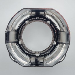 Маска декоративна для автомобільних фар DriveX MS A-106 3.0" Silver White з вбудованою підсвіткою