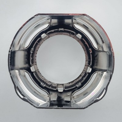 Маска декоративна для автомобільних фар DriveX MS A-106 3.0" Silver White з вбудованою підсвіткою