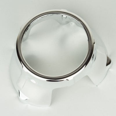 Маска декоративна для автомобільних фар DriveX MS A-106 3.0" Silver White з вбудованою підсвіткою