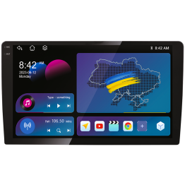 Автомобільний мультимедійний центр 9.5" з бездротовим CarPlay та Android Auto - DriveX S-901  9.5" 8xCores 6/128GB 4x50W Android 14.0