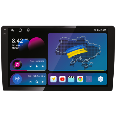 Автомобільний мультимедійний центр 9.5" з бездротовим CarPlay та Android Auto - DriveX S-901  9.5" 8xCores 6/128GB 4x50W Android 14.0